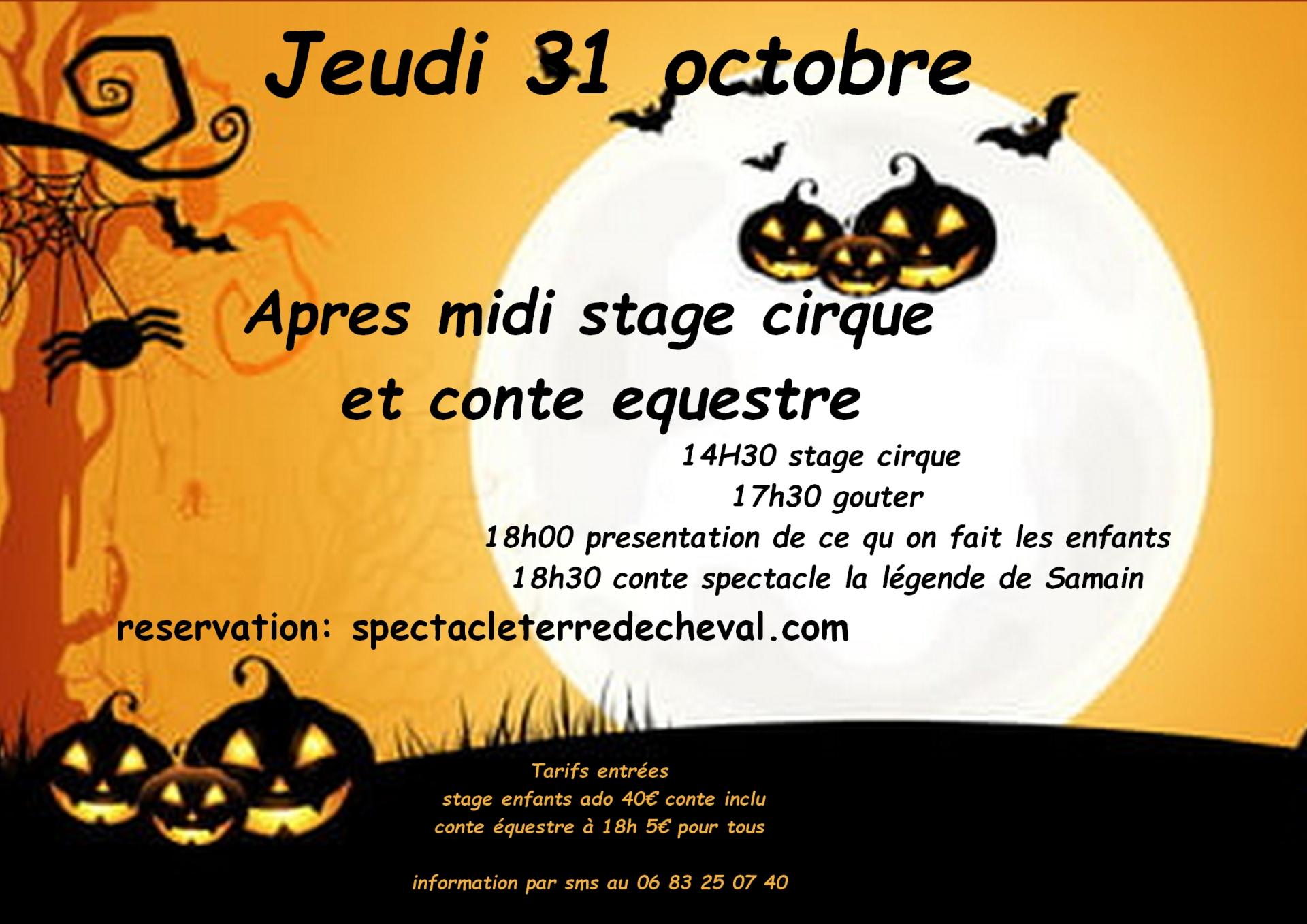 Affiche haloween 2024